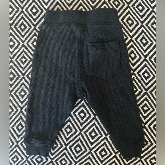 Little Miss Black Sweatpants with Pink and Purple Accents - Picture 2 of 3